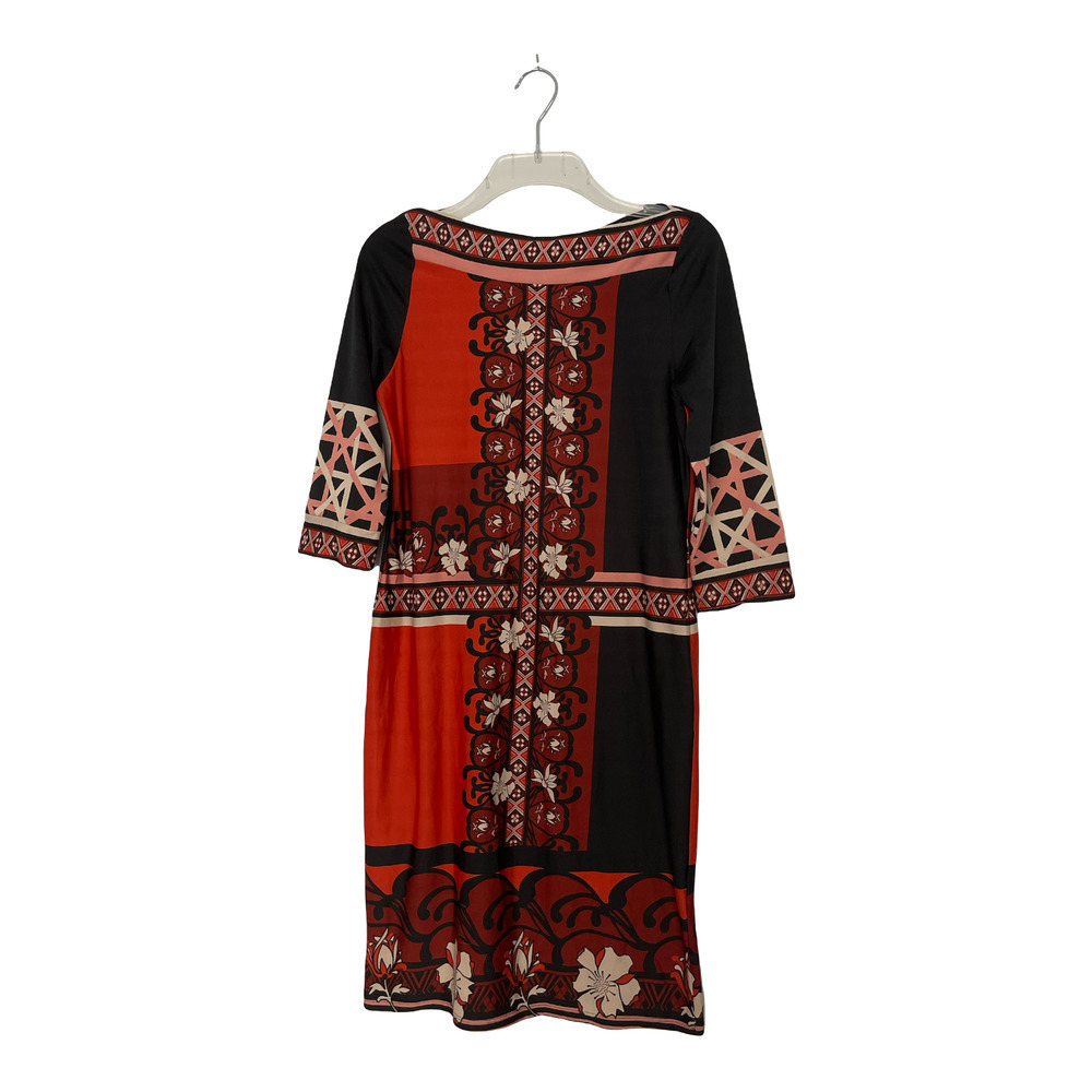 Studio AA Women A-Line Dress 3/4 Sleeve Boat Neck Size 6